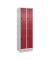Spind Classic PLUS lichtgrau, rubinrot 080320-20 S10001, 4 Schließfächer 60,0 x 50,0 x 195,0 cm
